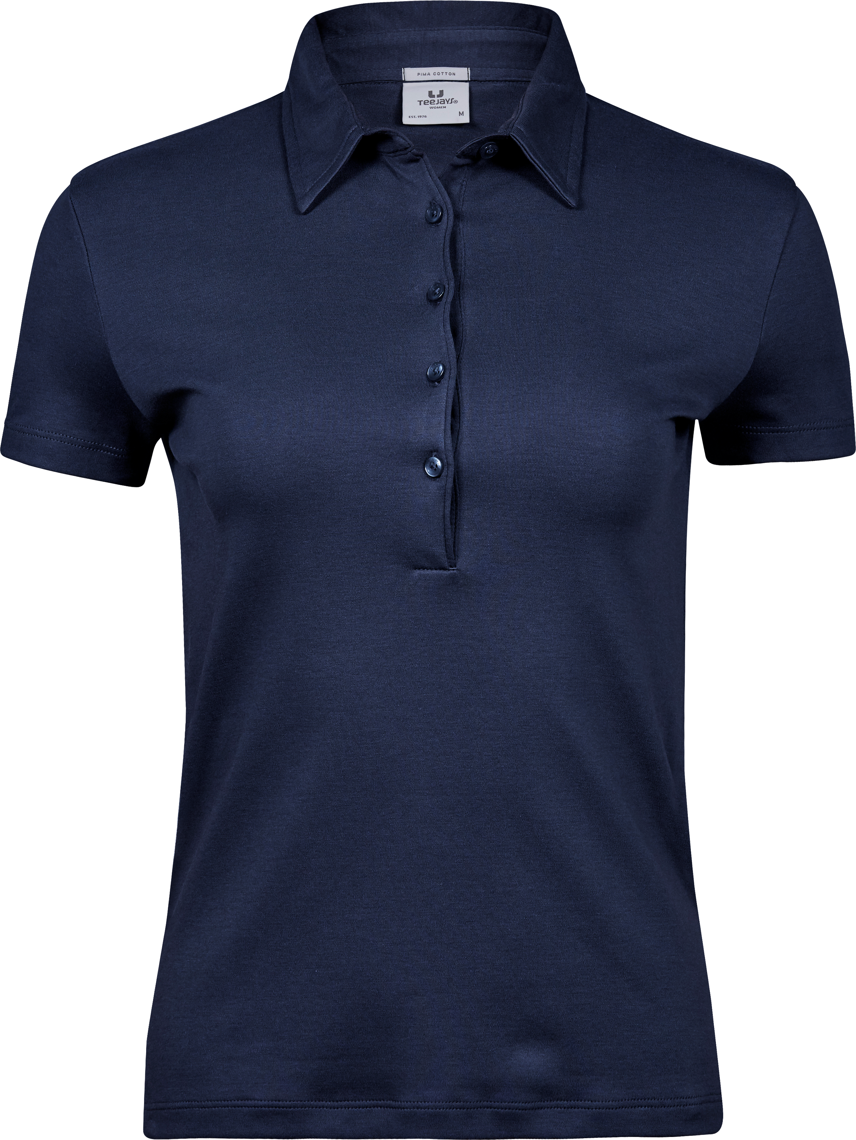 Pima Cotton Polo, piké för damer från Tee Jays i Marinblå