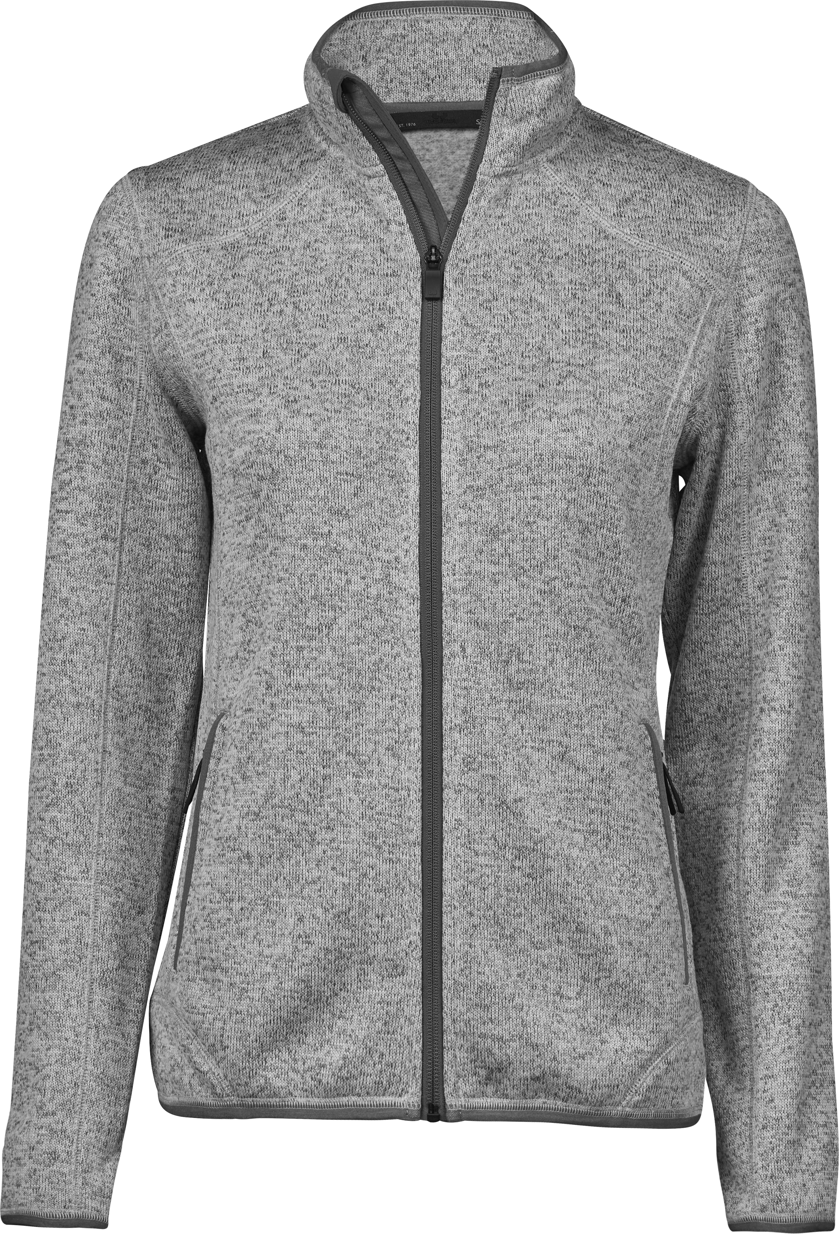 Outdoor Fleece, fleecejacka för damer från Tee Jays i Grå melange