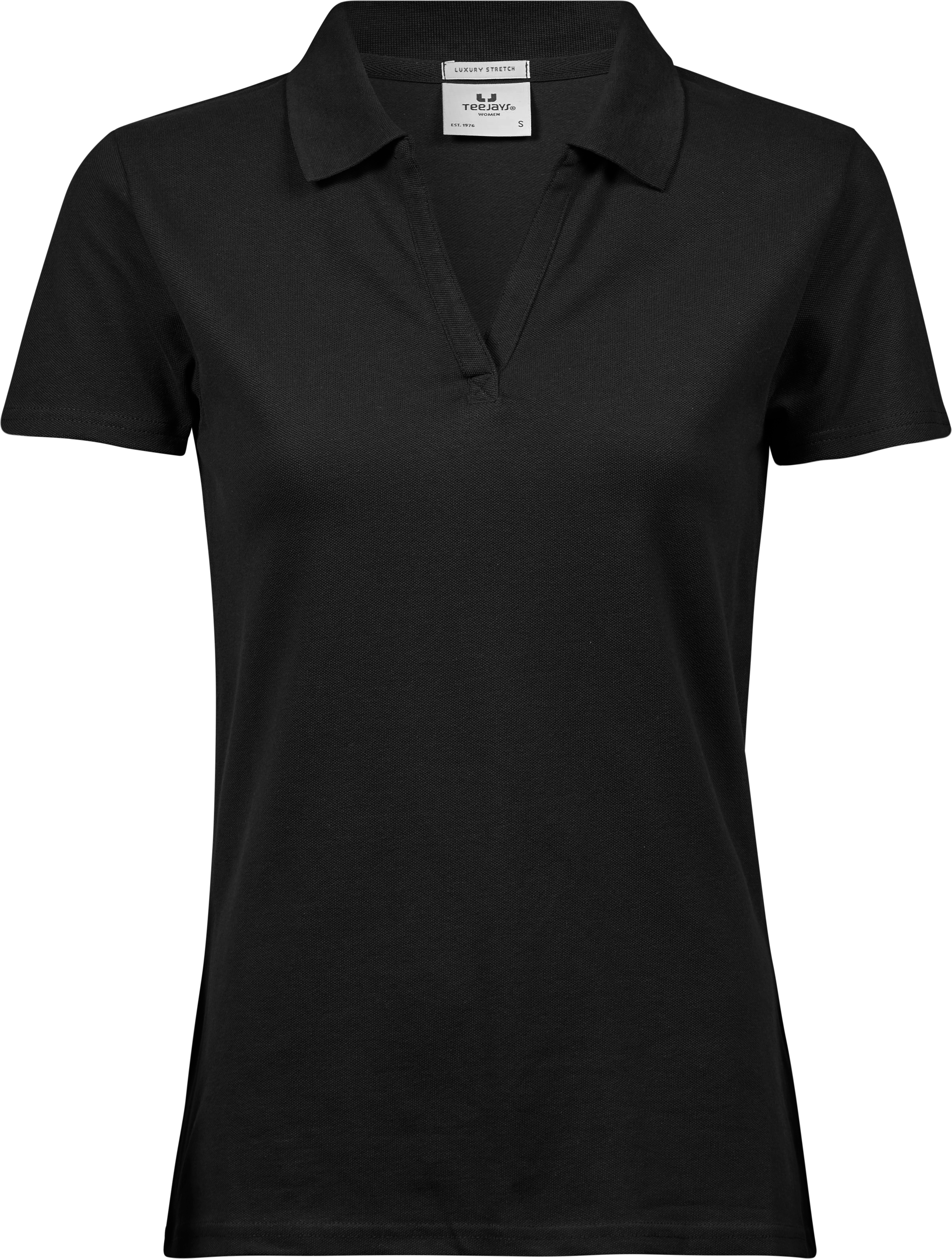 Luxury Stretch V-Neck Polo, piké för damer från Tee Jays