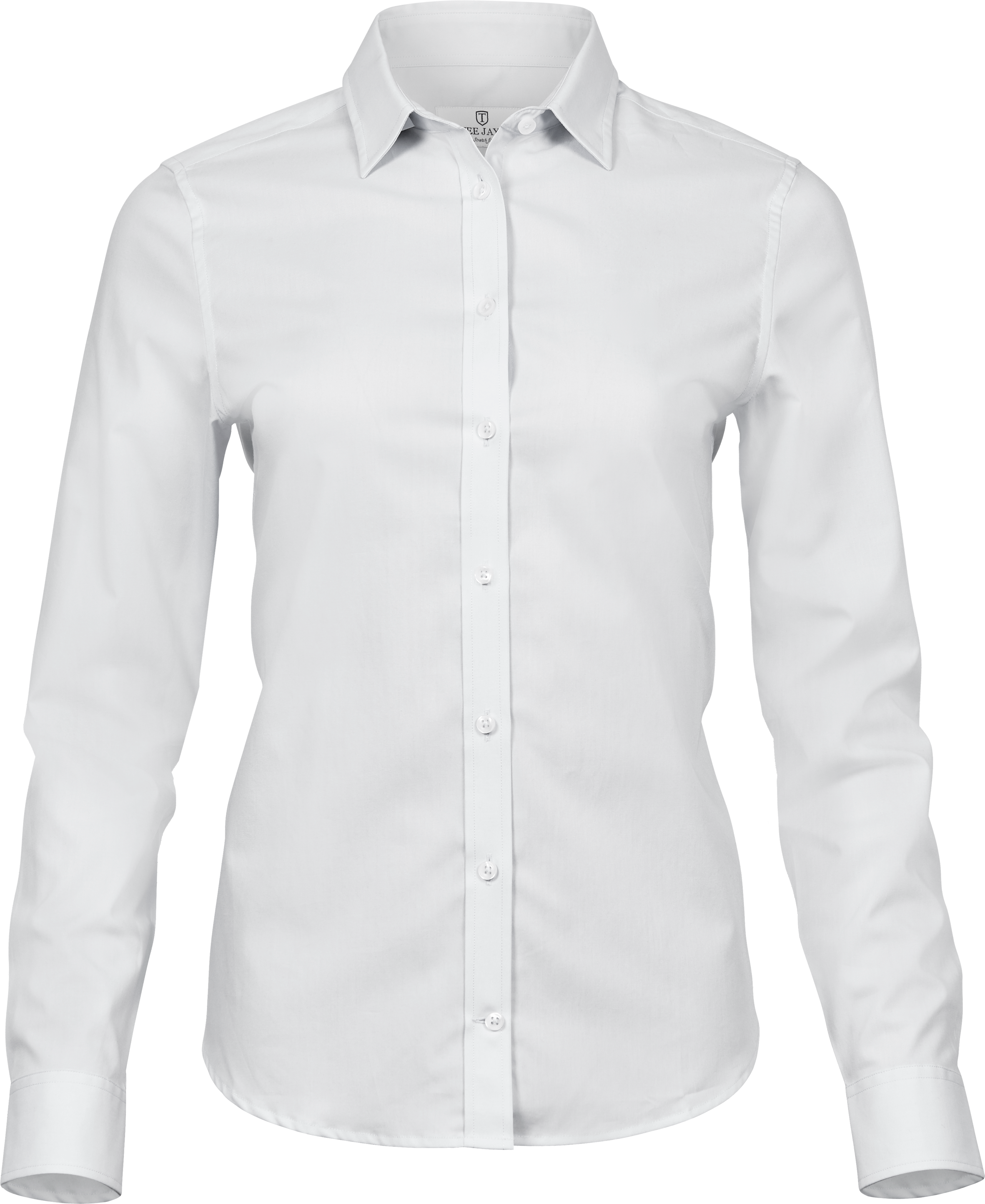 Stretch Luxury Shirt, skjorta för damer från Tee Jays i Vit