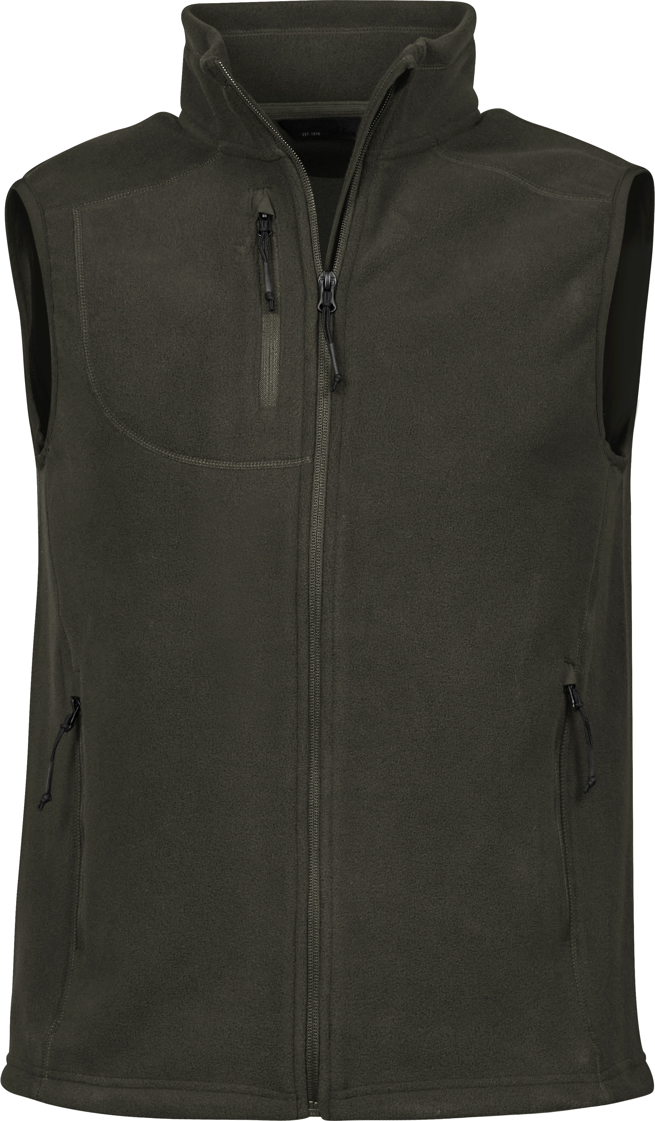 Trail Fleece Bodywarmer, väst för herrar från Tee Jays i Jaktgrön
