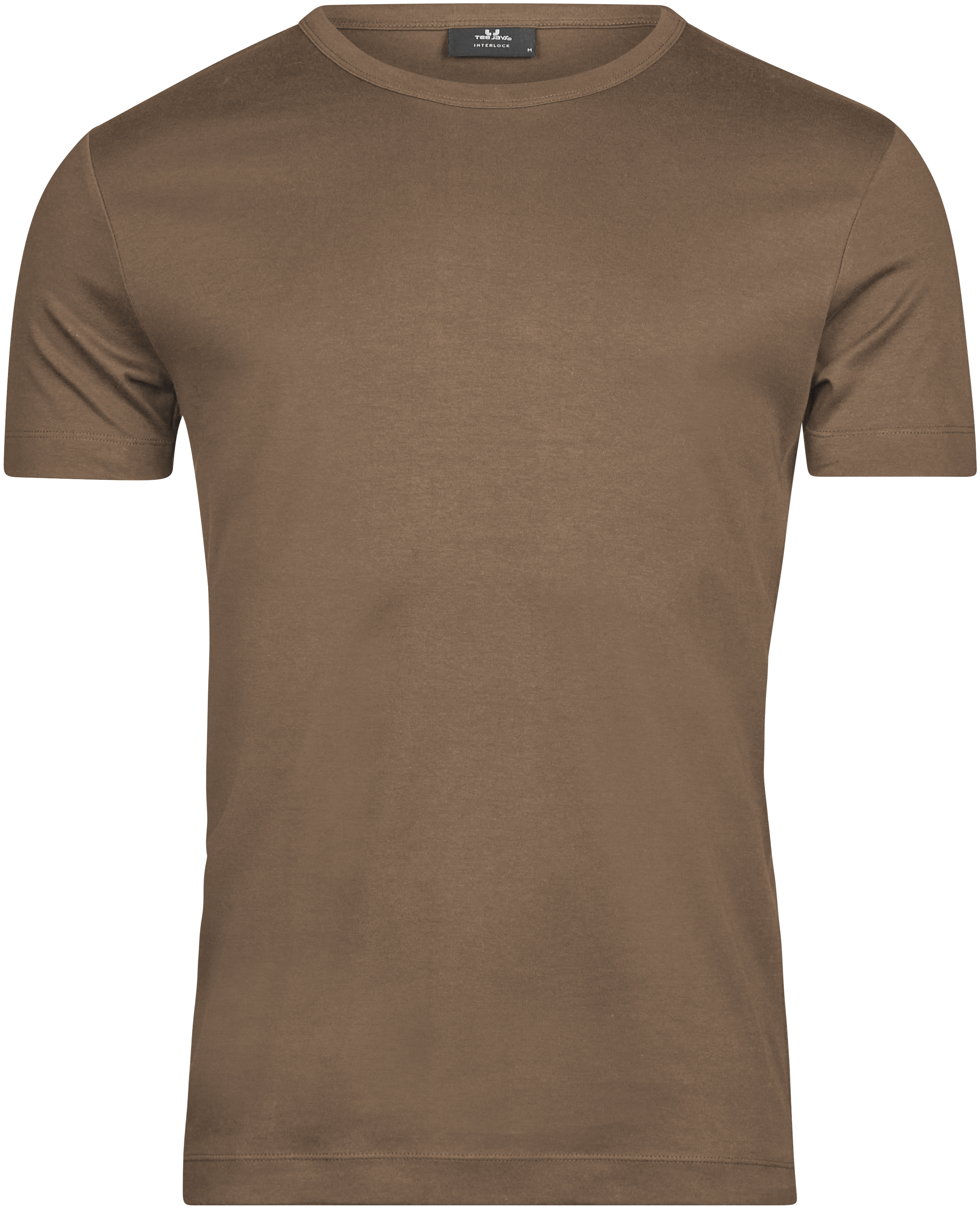 Interlock Tee, t-shirt för herrar från Tee Jays i Träbrun