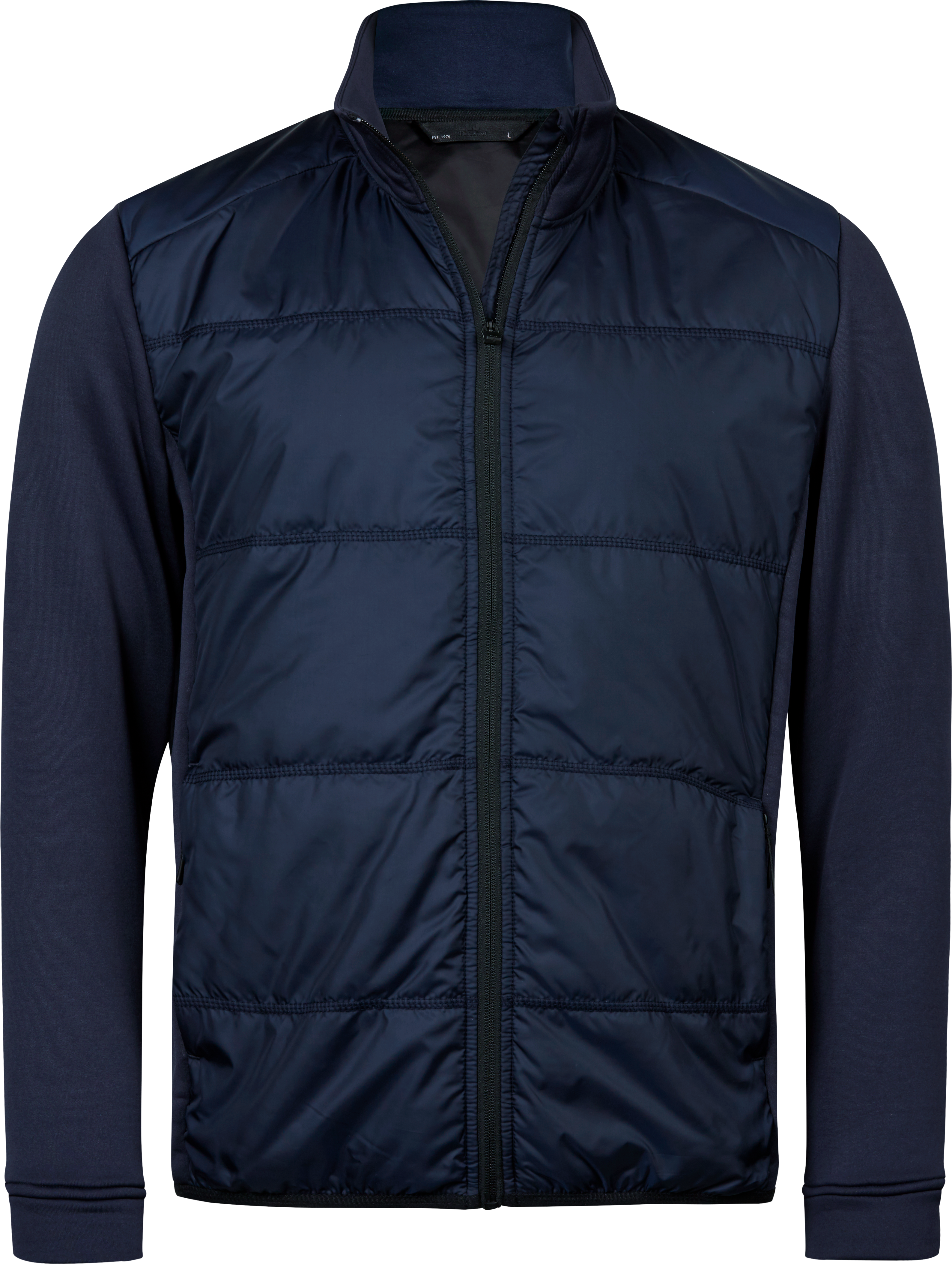 Hybrid-Stretch Jacket, jacka för herrar från Tee Jays i Marinblå