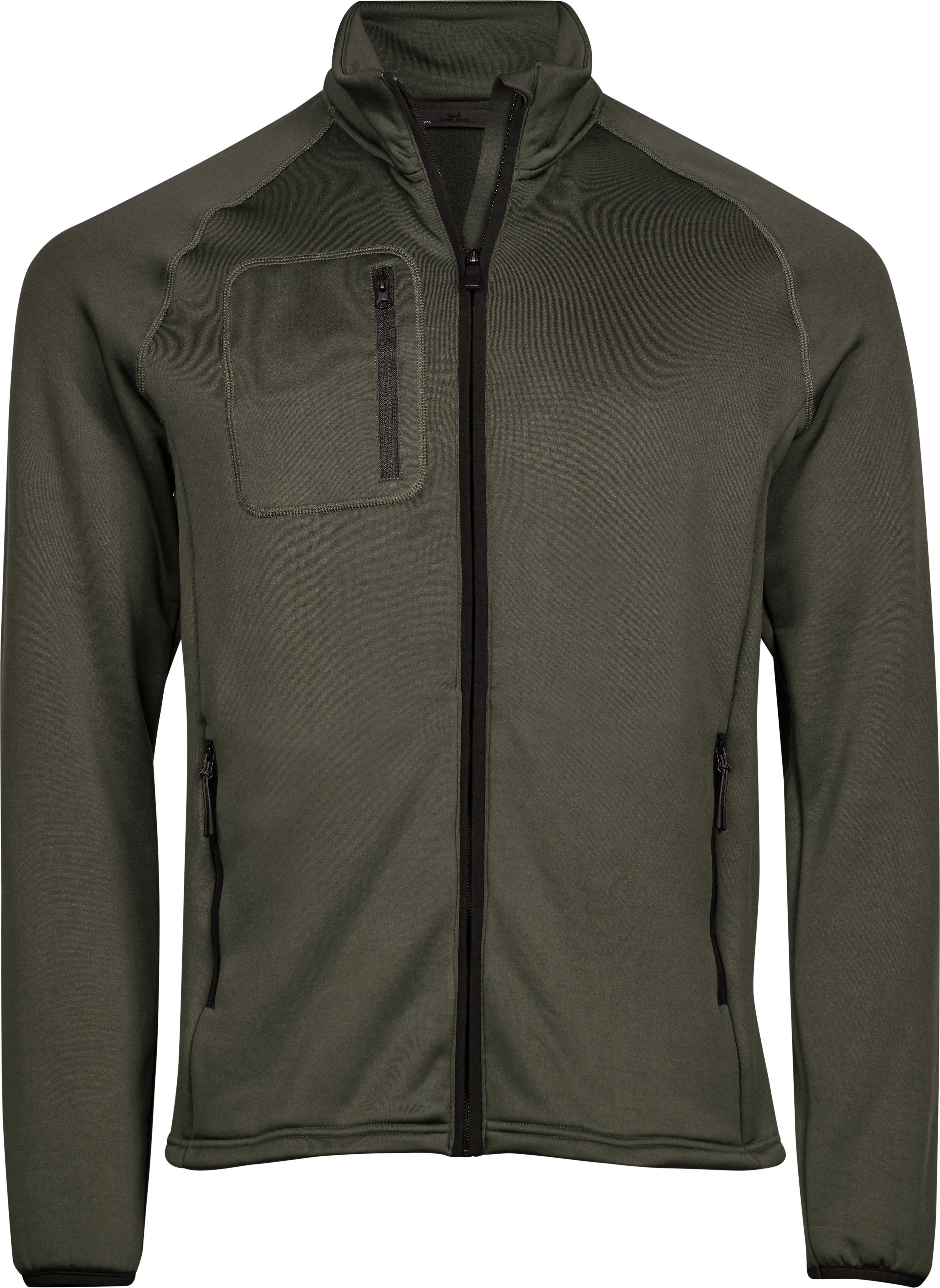 Stretch Fleece, fleecejacka för herrar från Tee Jays i Djupgrön