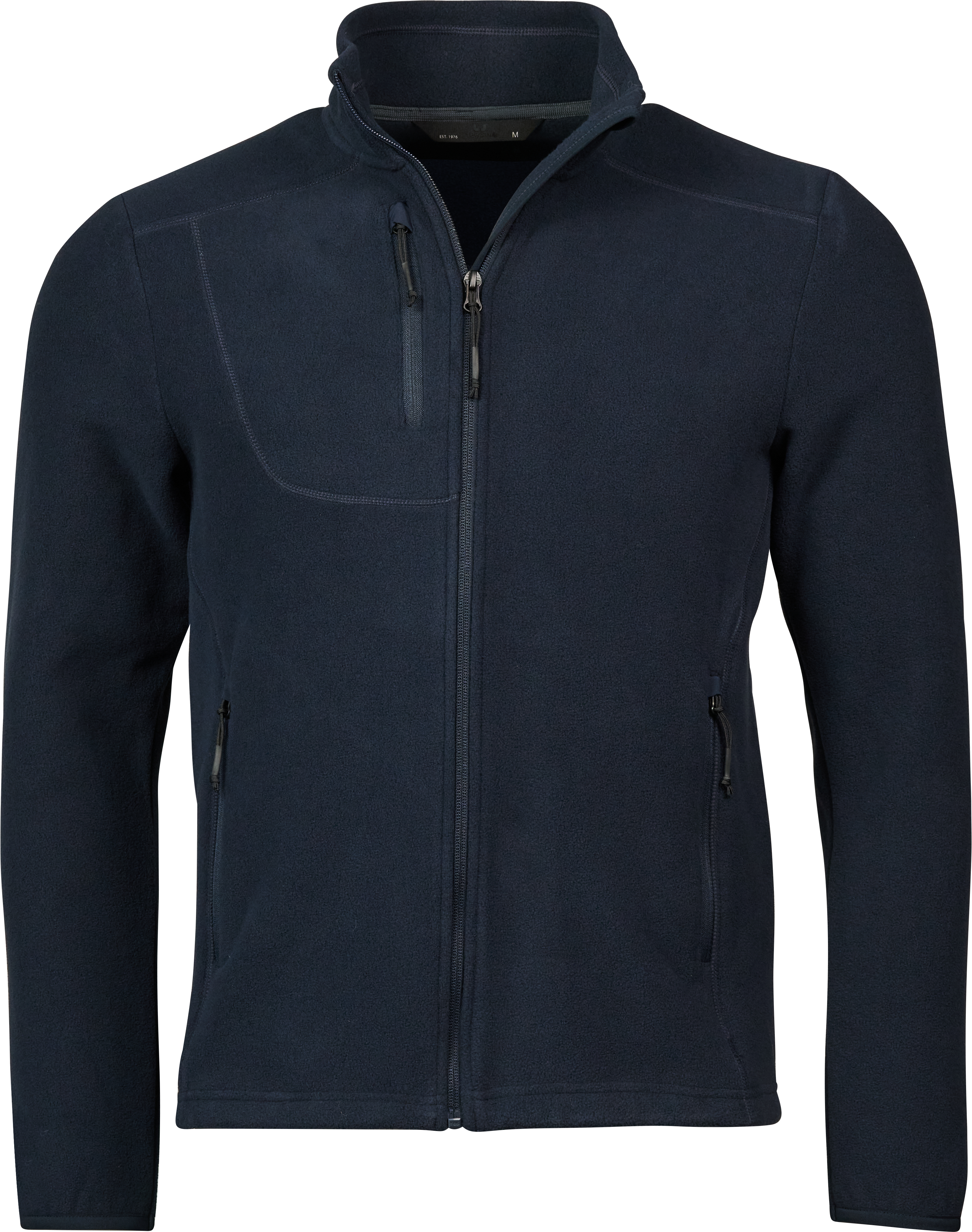 Trail Fleece Jacket, fleecejacka för herrar från Tee Jays i Djup marinblå