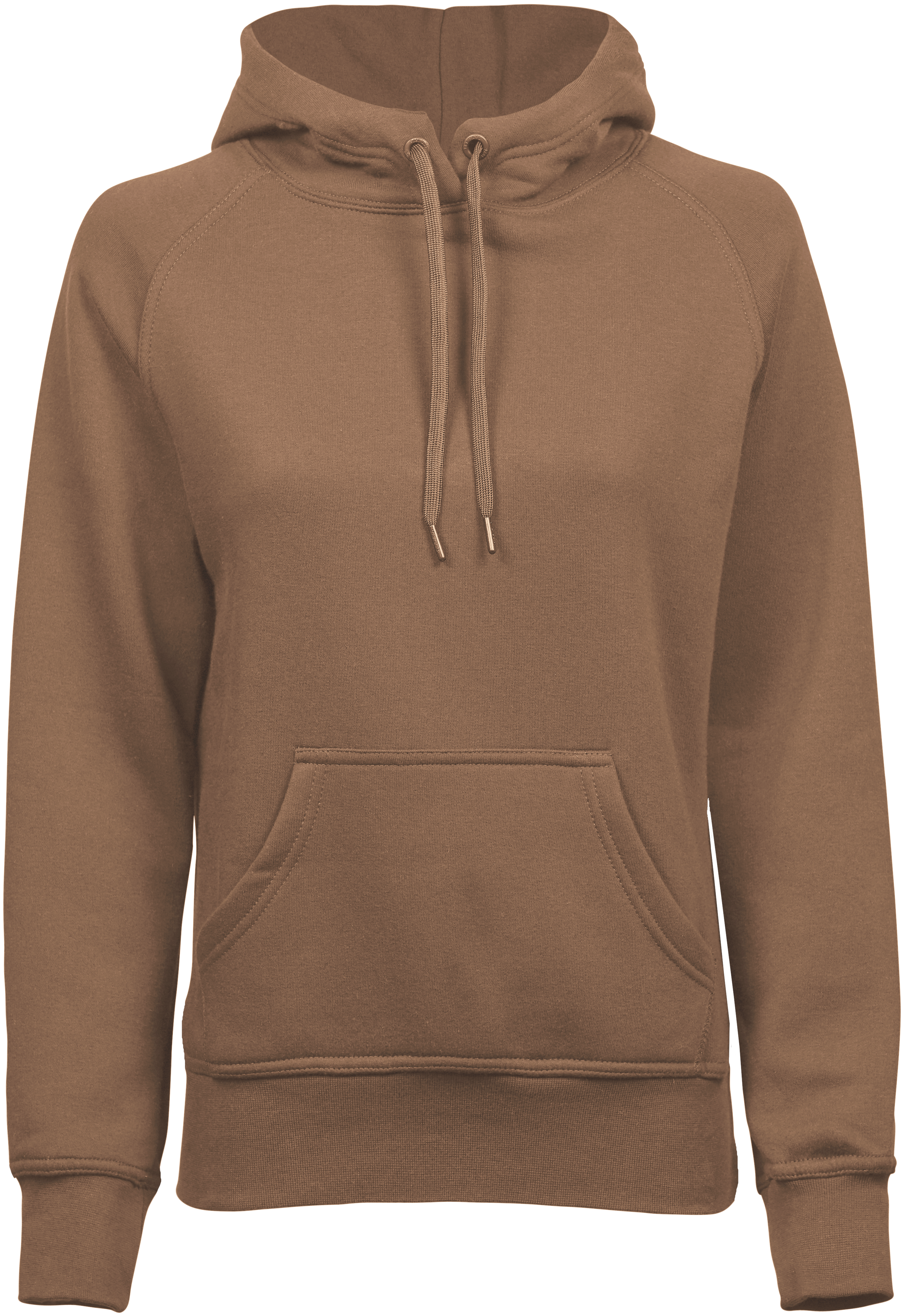 Hooded Sweatshirt, huvtröja för damer från Tee Jays i Träbrun