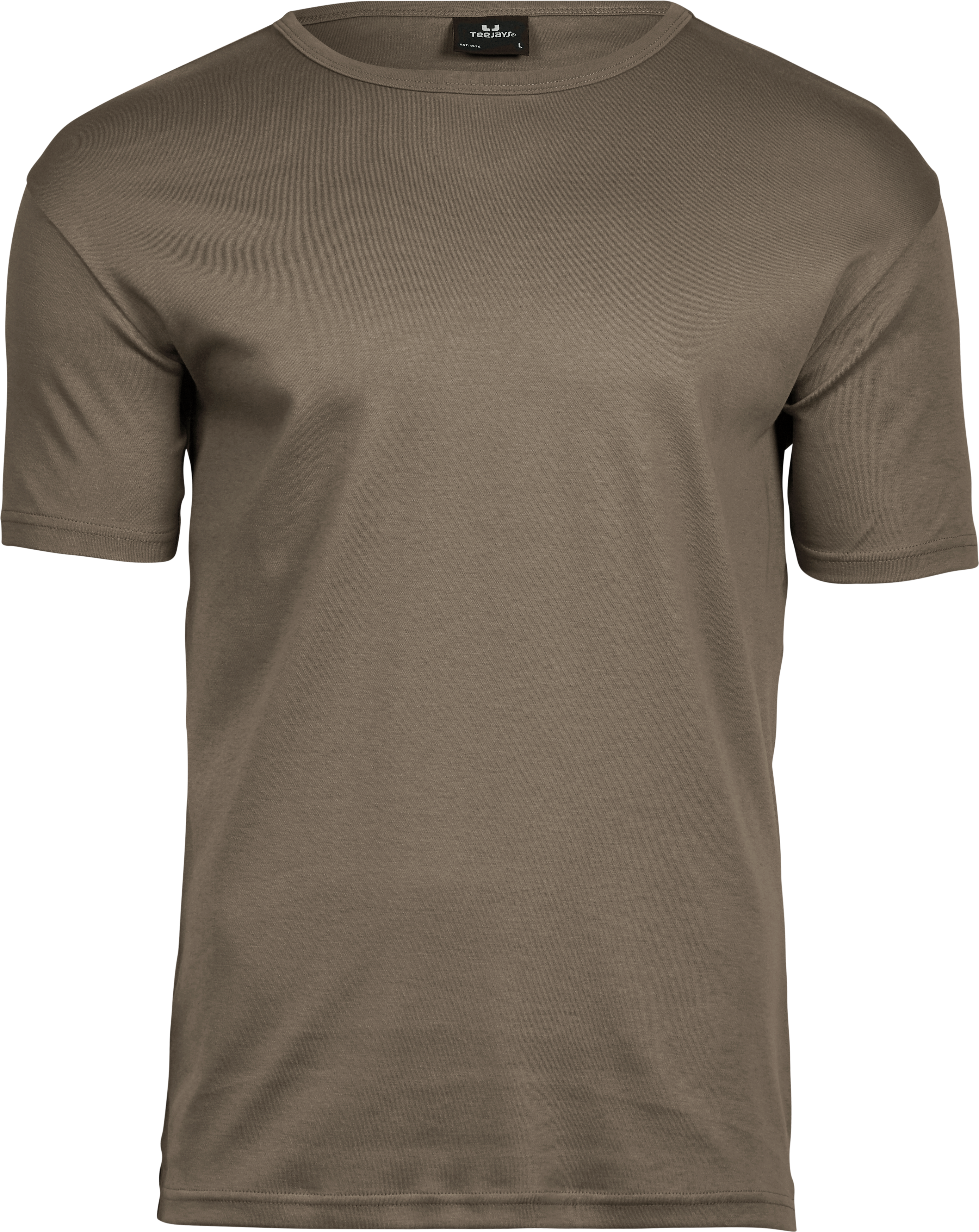 Interlock Tee, t-shirt för herrar från Tee Jays i Lergrå