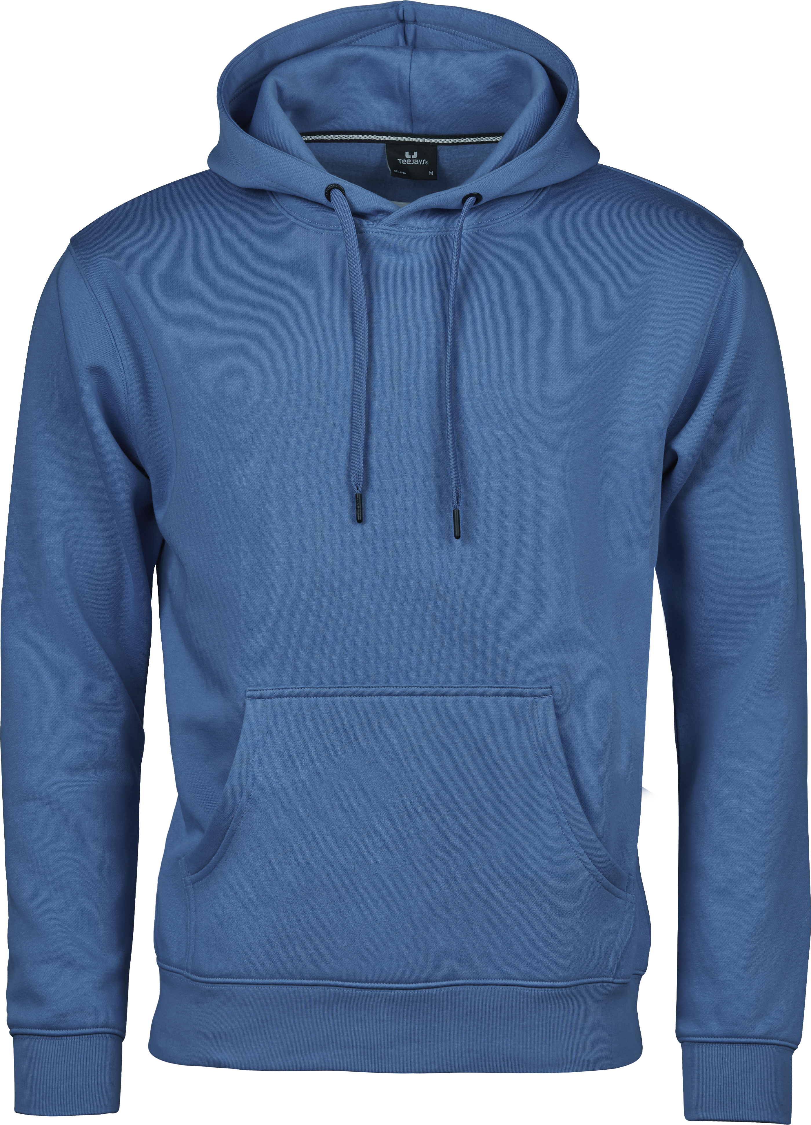 Hooded Sweatshirt, huvtröja för herrar från Tee Jays i Oceanblå