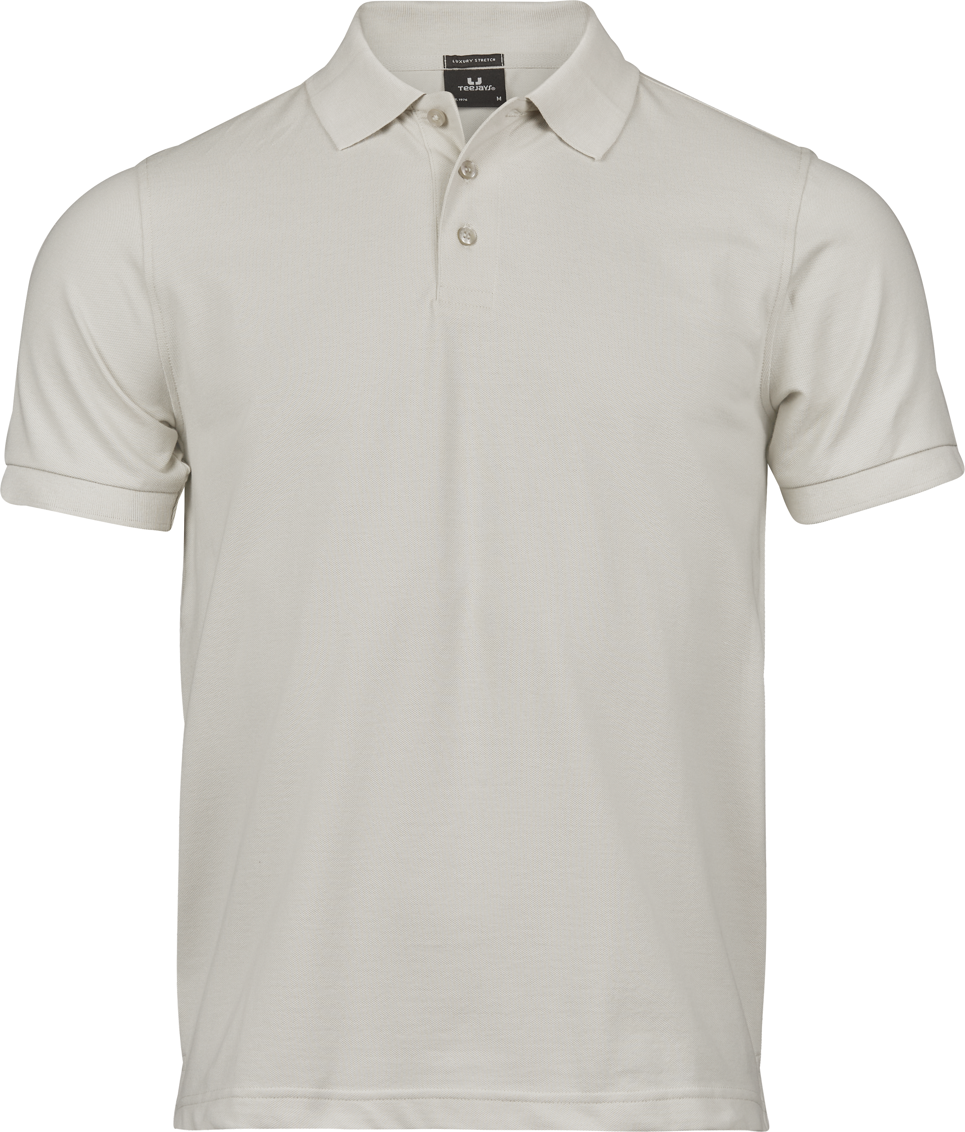 Luxury Stretch Polo, piké för herrar från Tee Jays i Cement