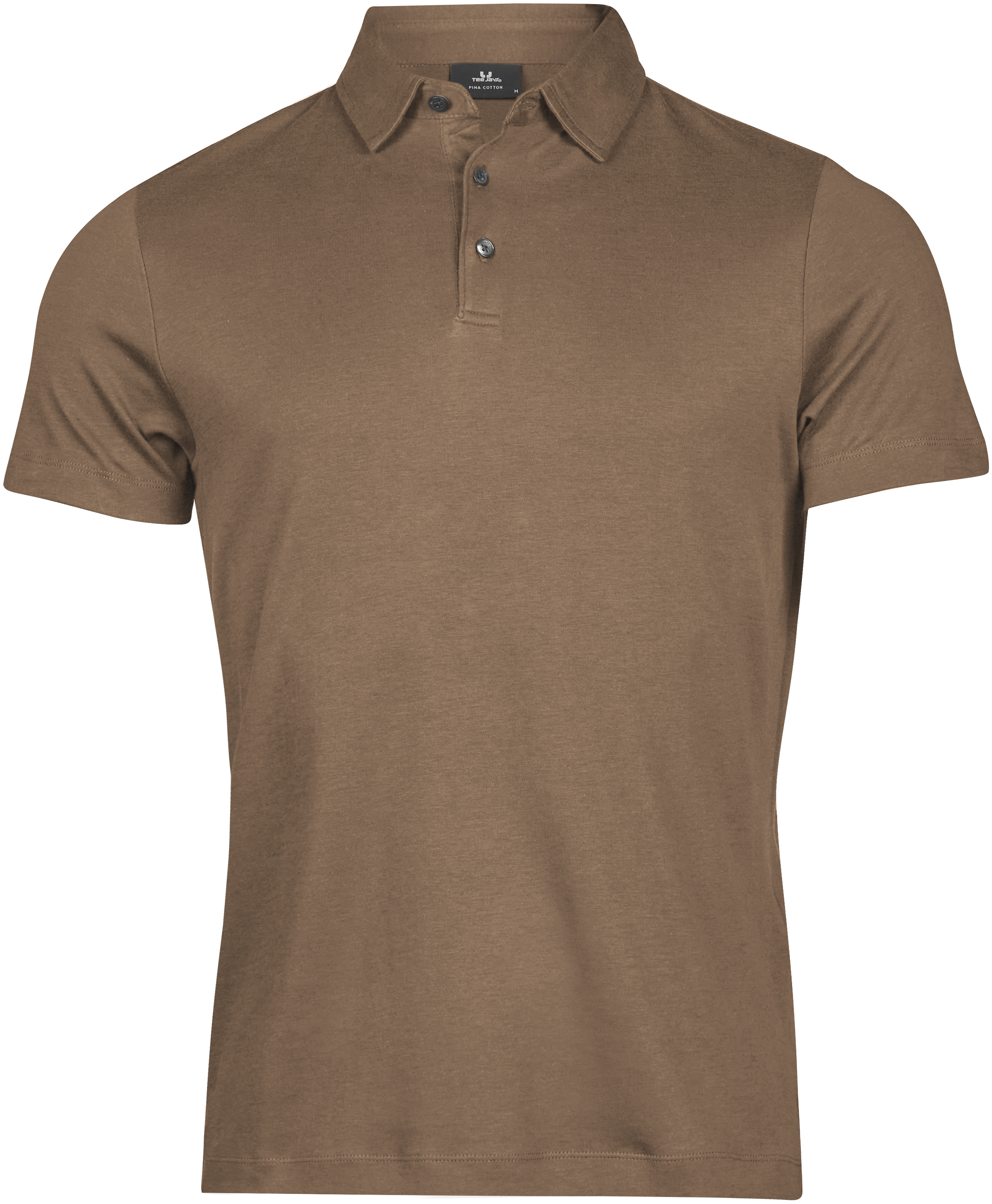 Pima Cotton Polo, piké för herrar från Tee Jays i Träbrun