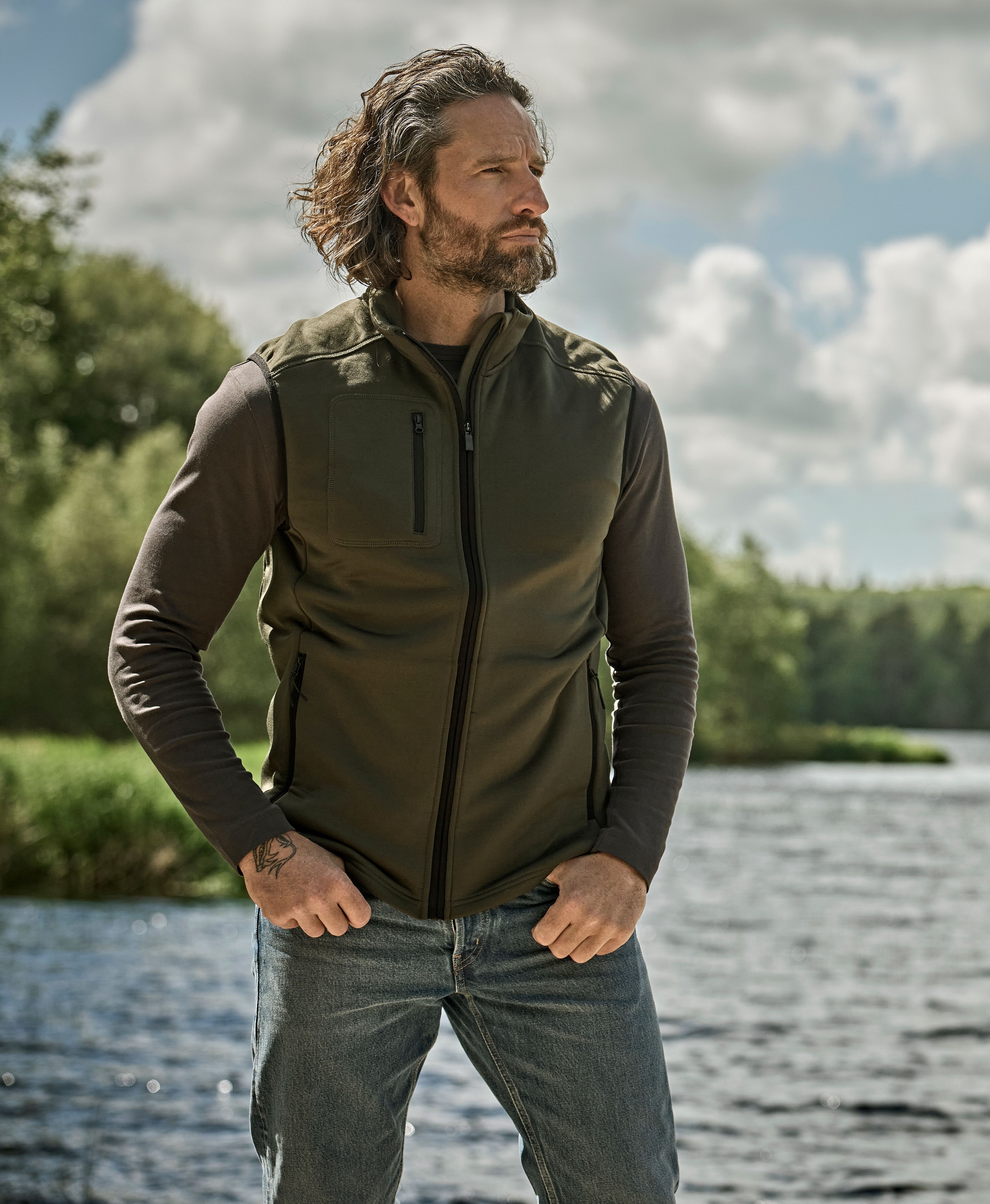 Tee Jays 9104 Stretch Fleece Bodywarmer