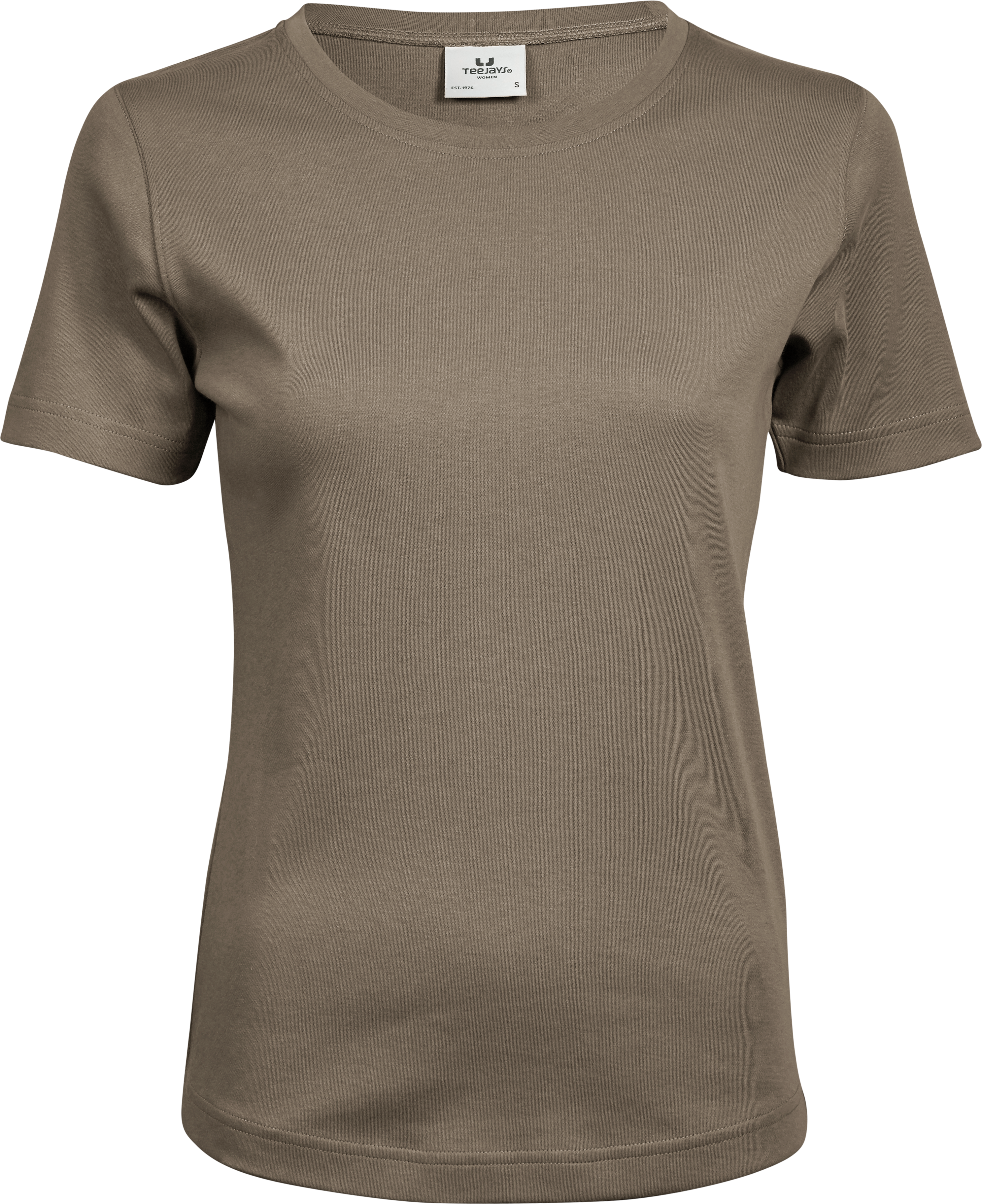 Interlock Tee, t-shirt för damer från Tee Jays i Lergrå