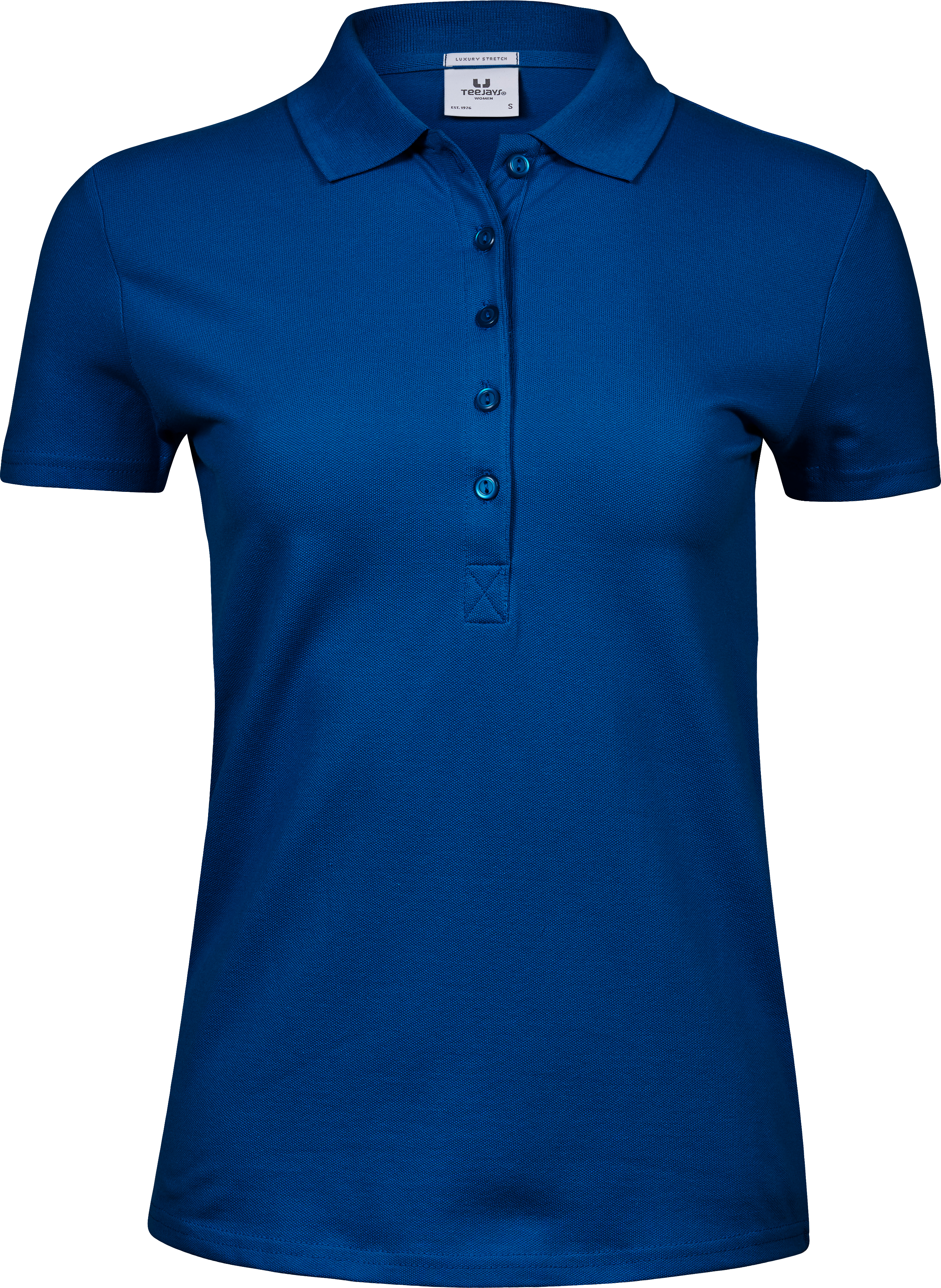 Luxury Stretch Polo, piké för damer från Tee Jays i Indigoblå