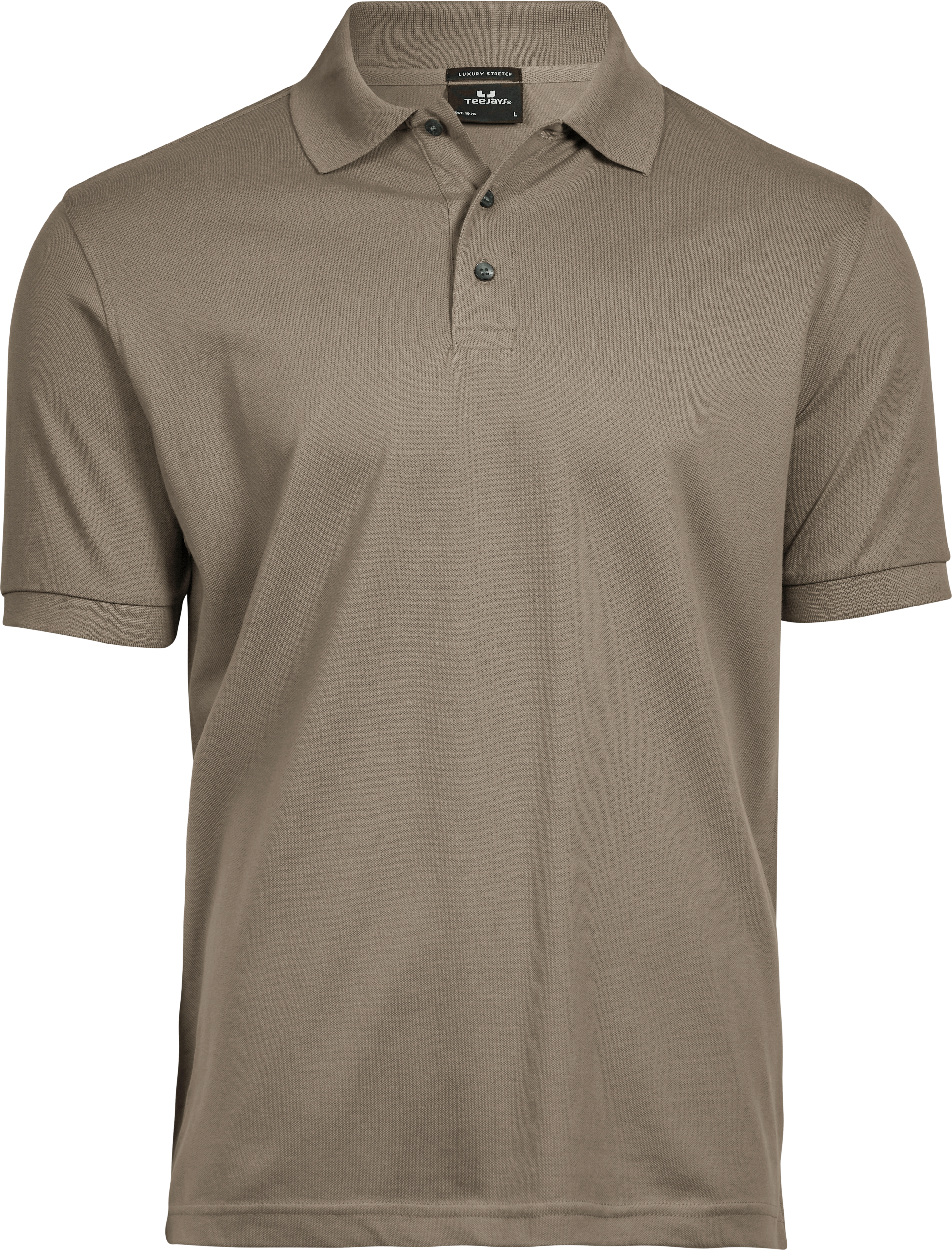 Luxury Stretch Polo, piké för herrar från Tee Jays i Lergrå