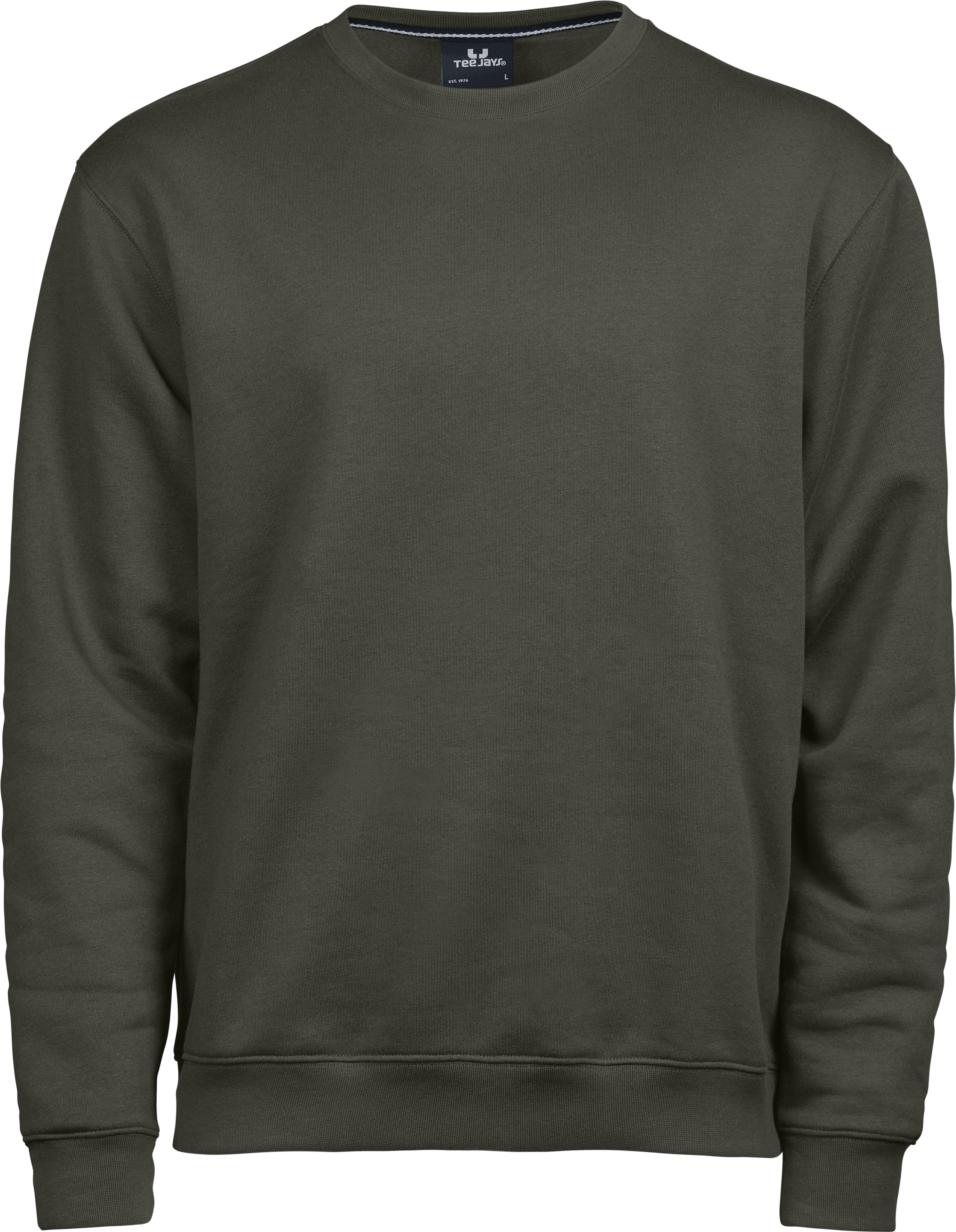 Heavy Sweatshirt, sweatshirt för herrar från Tee Jays i Djupgrön