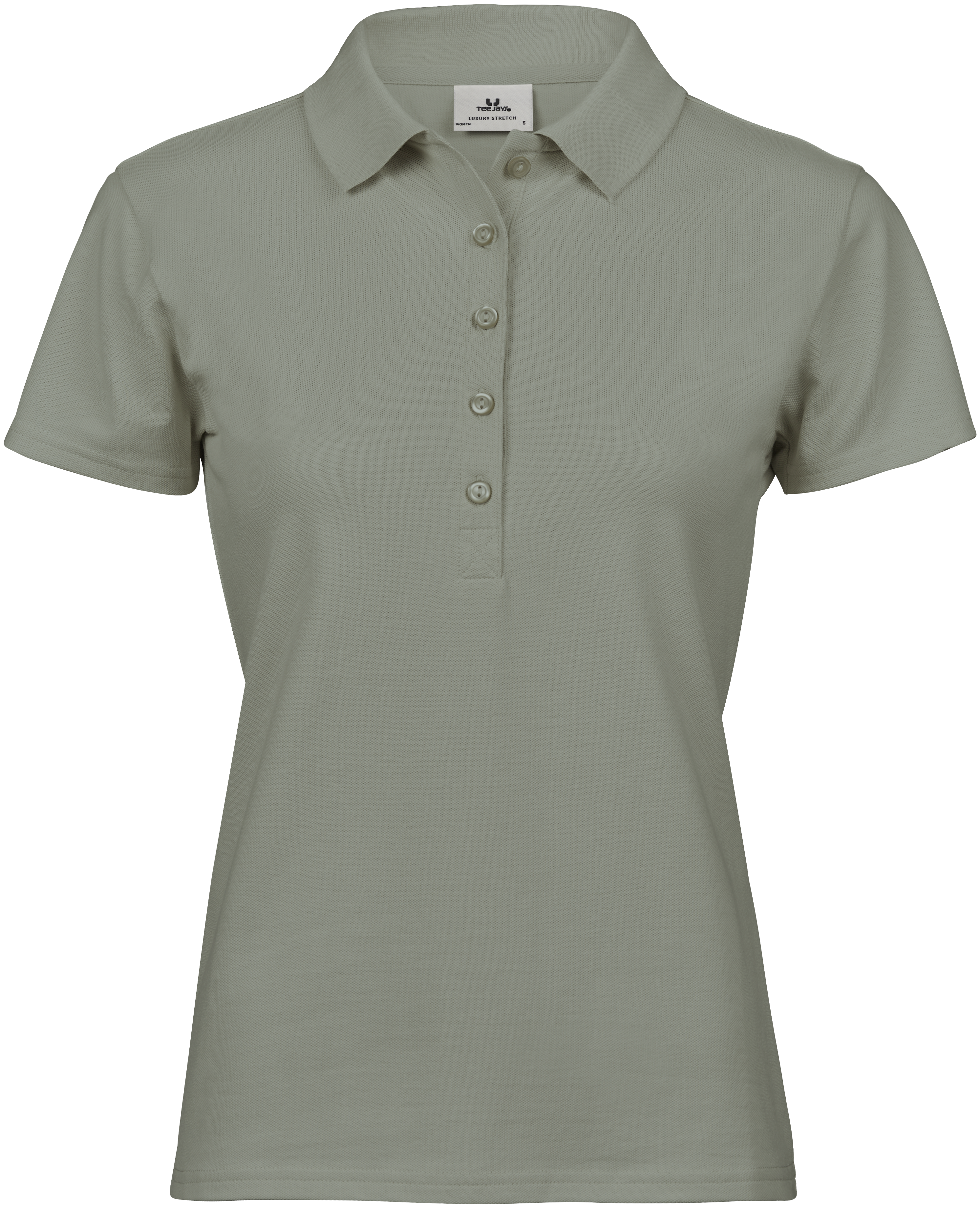 Luxury Stretch Polo, piké för damer från Tee Jays i Salviagrön