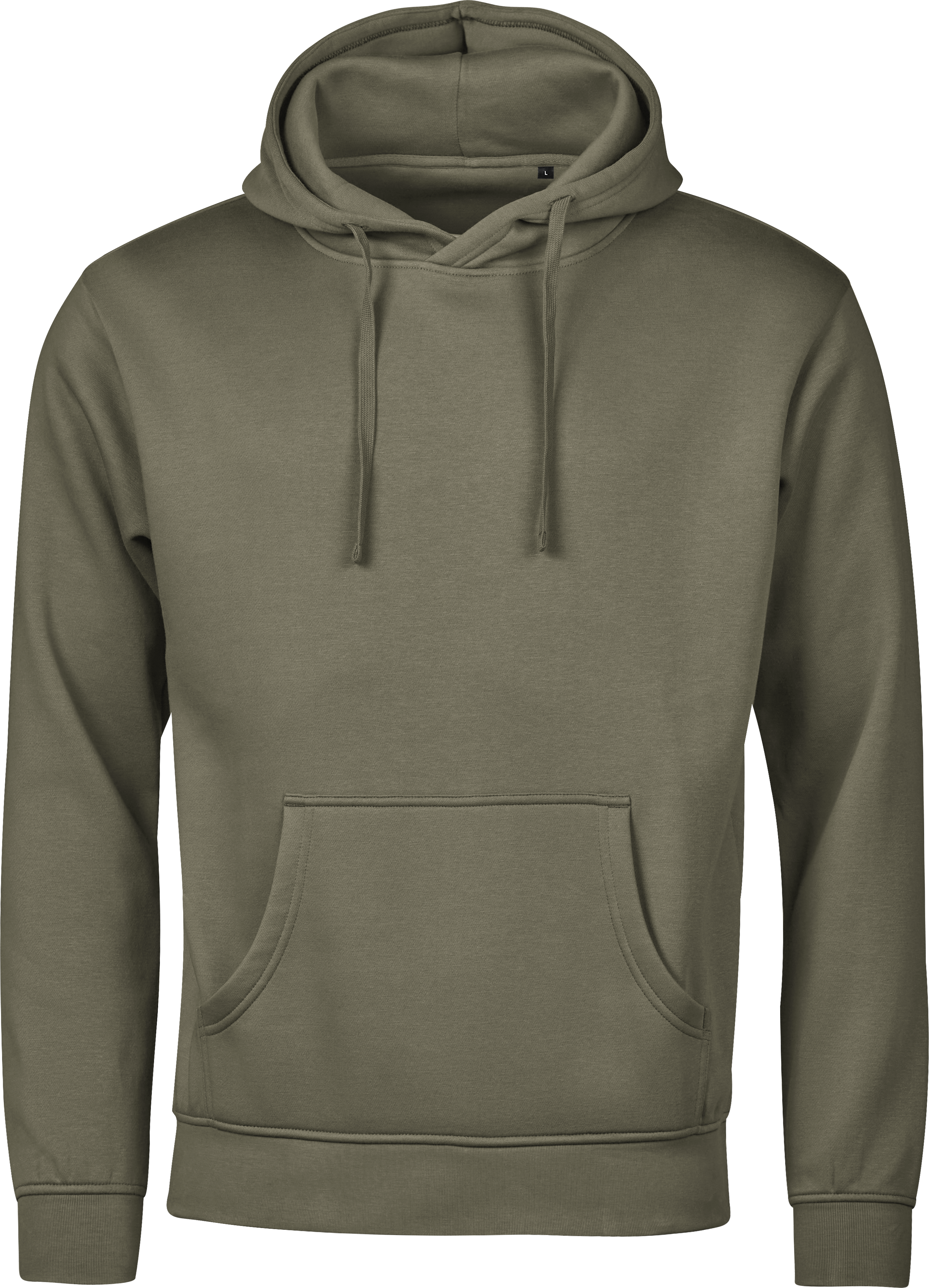 Unlabeled Hoodie, huvtröja unisex från Tee Jays i Grön