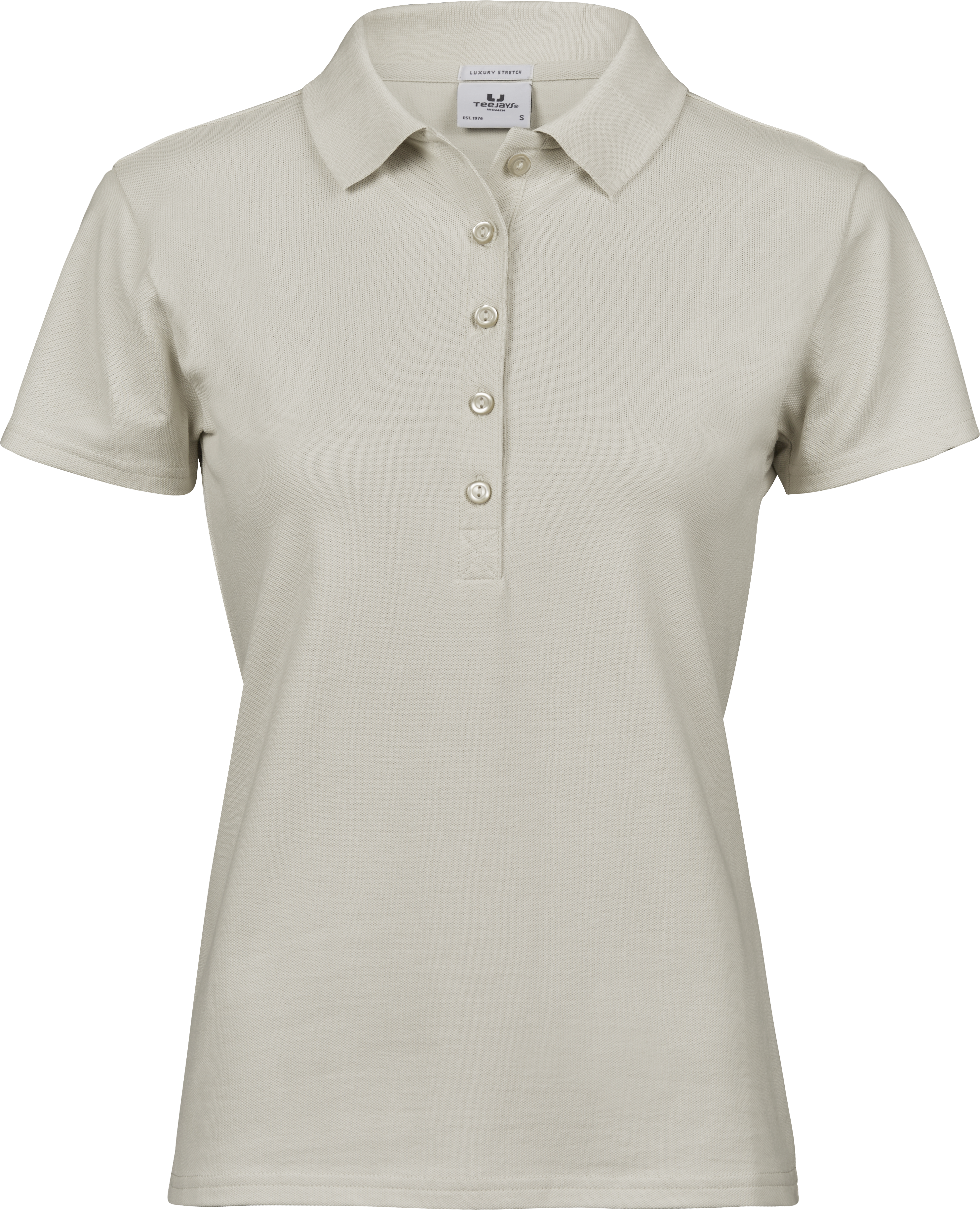 Luxury Stretch Polo, piké för damer från Tee Jays i Cement