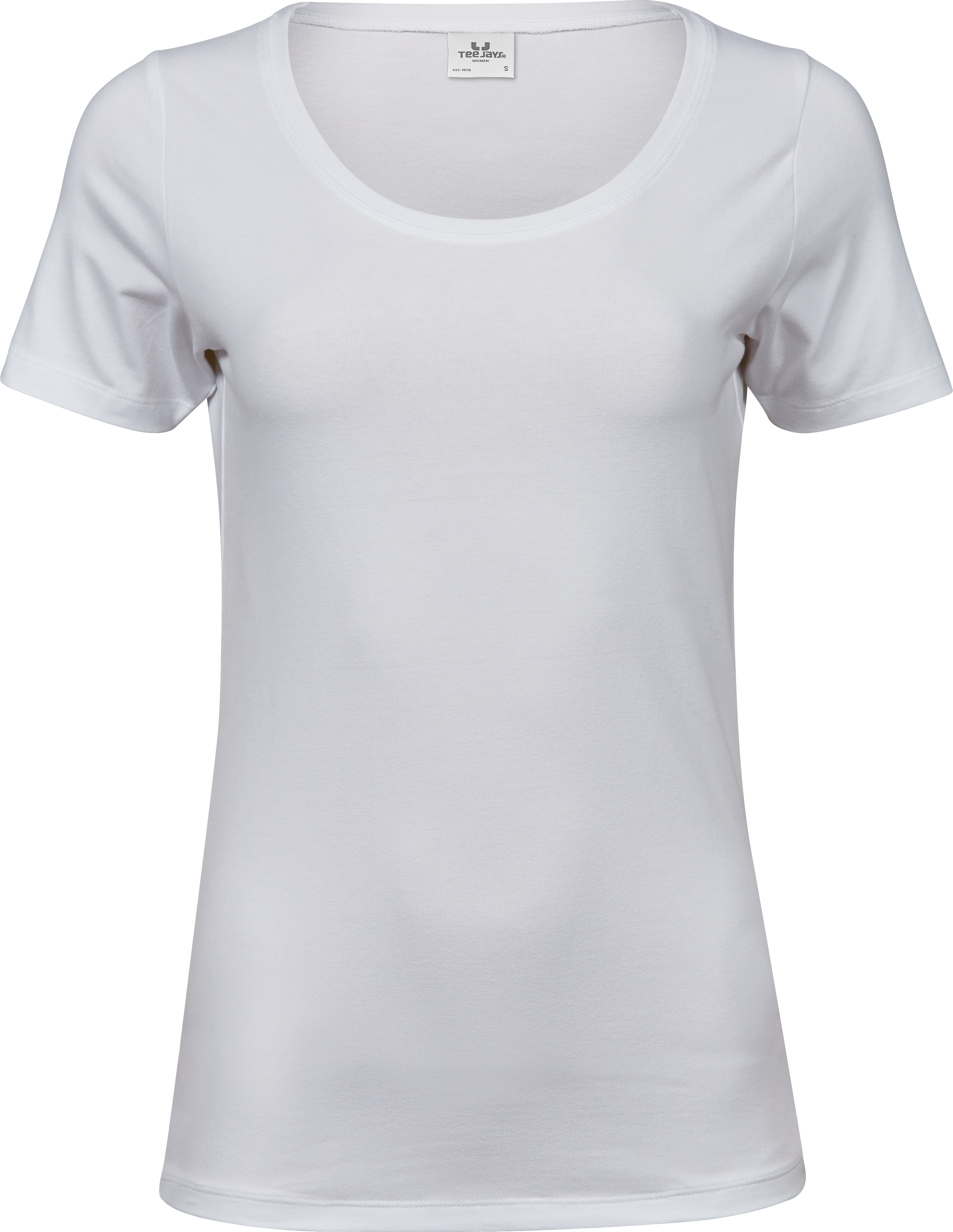 Stretch Tee, t-shirt för damer från Tee Jays i Vit