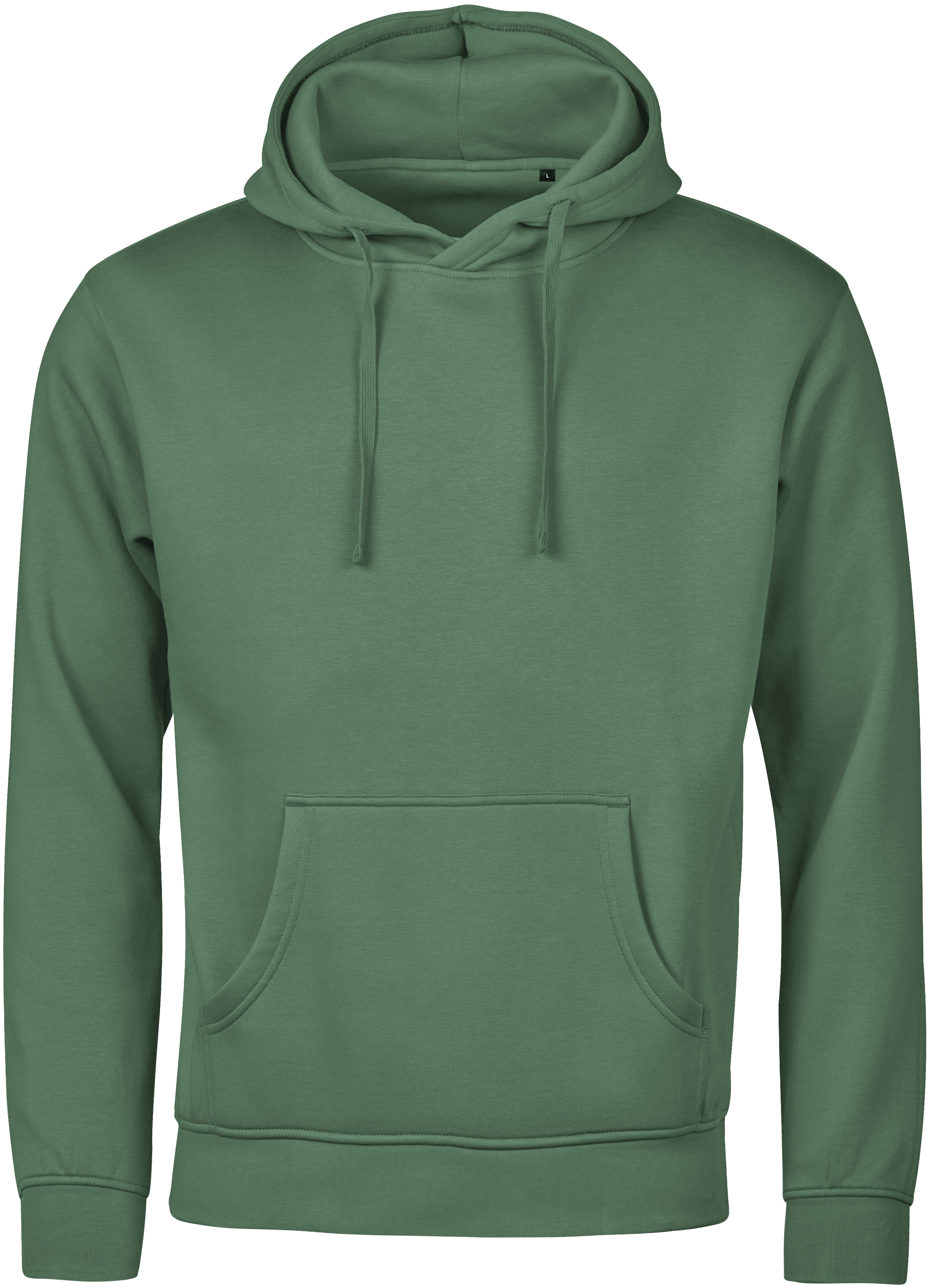 Unlabeled Hoodie, huvtröja unisex från Tee Jays i Kaktusgrön