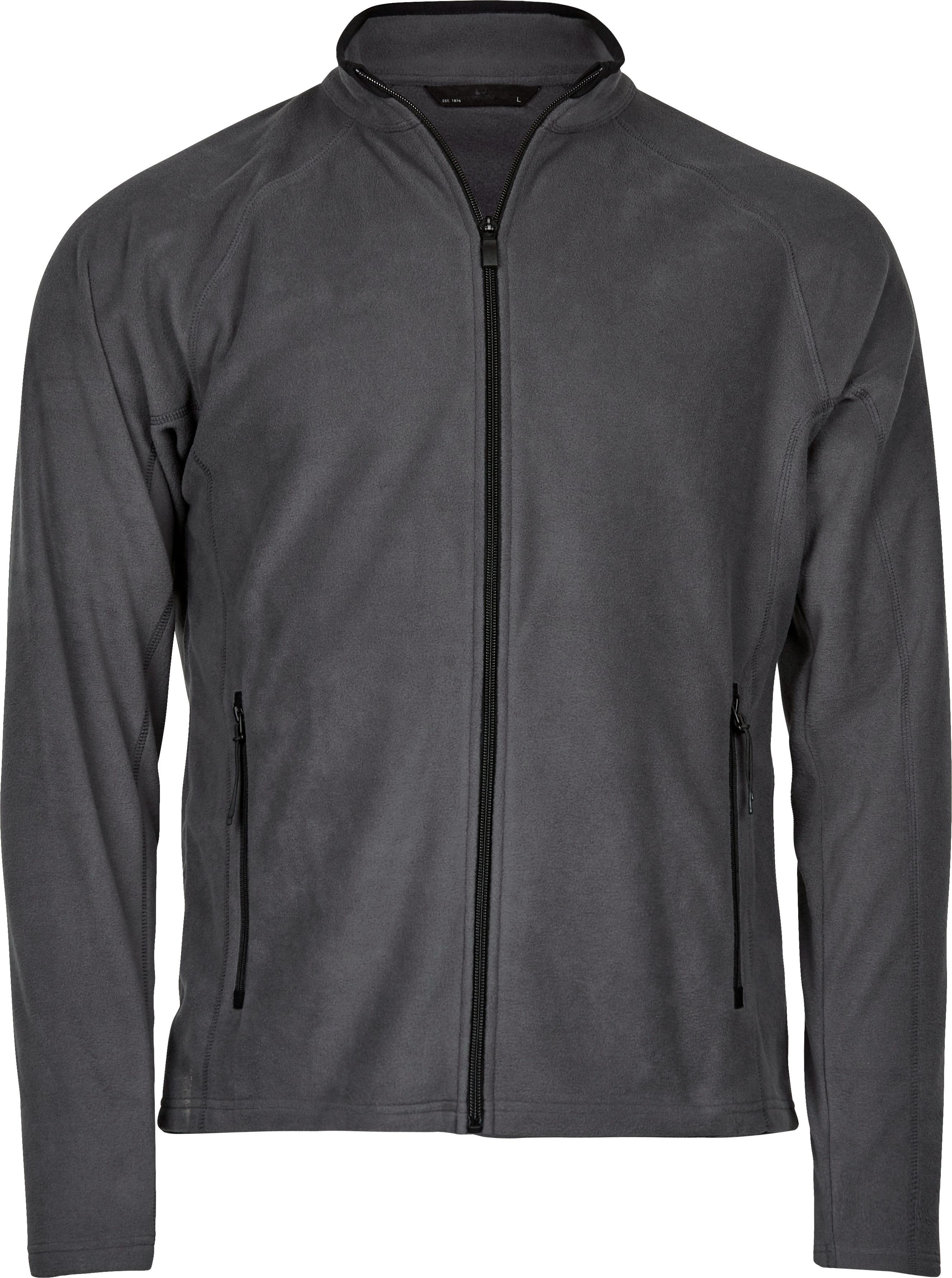 Active Fleece, fleecejacka för herrar från Tee Jays i Mörkgrå