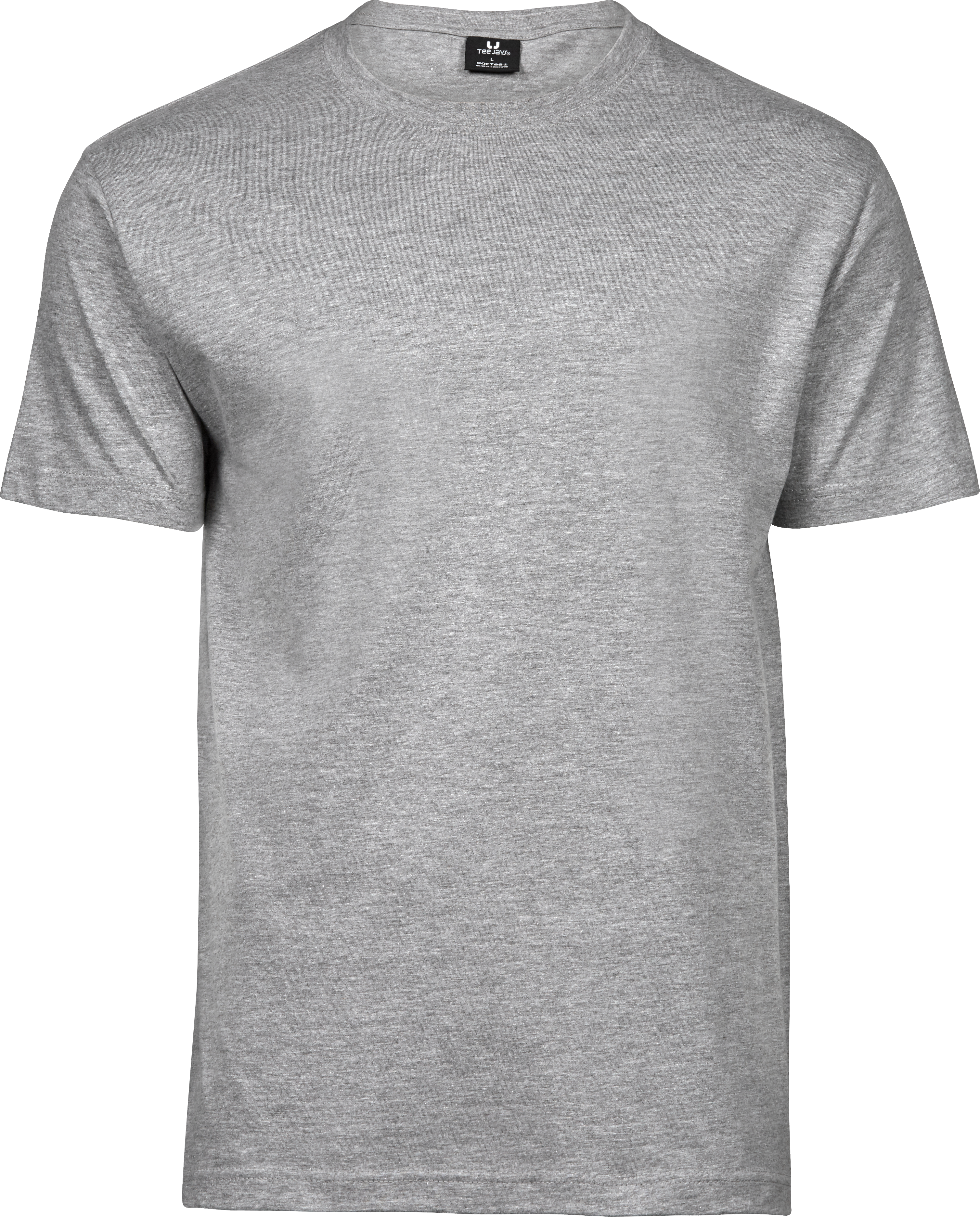 Sof Tee, t-shirt för herrar från Tee Jays i Grå melange