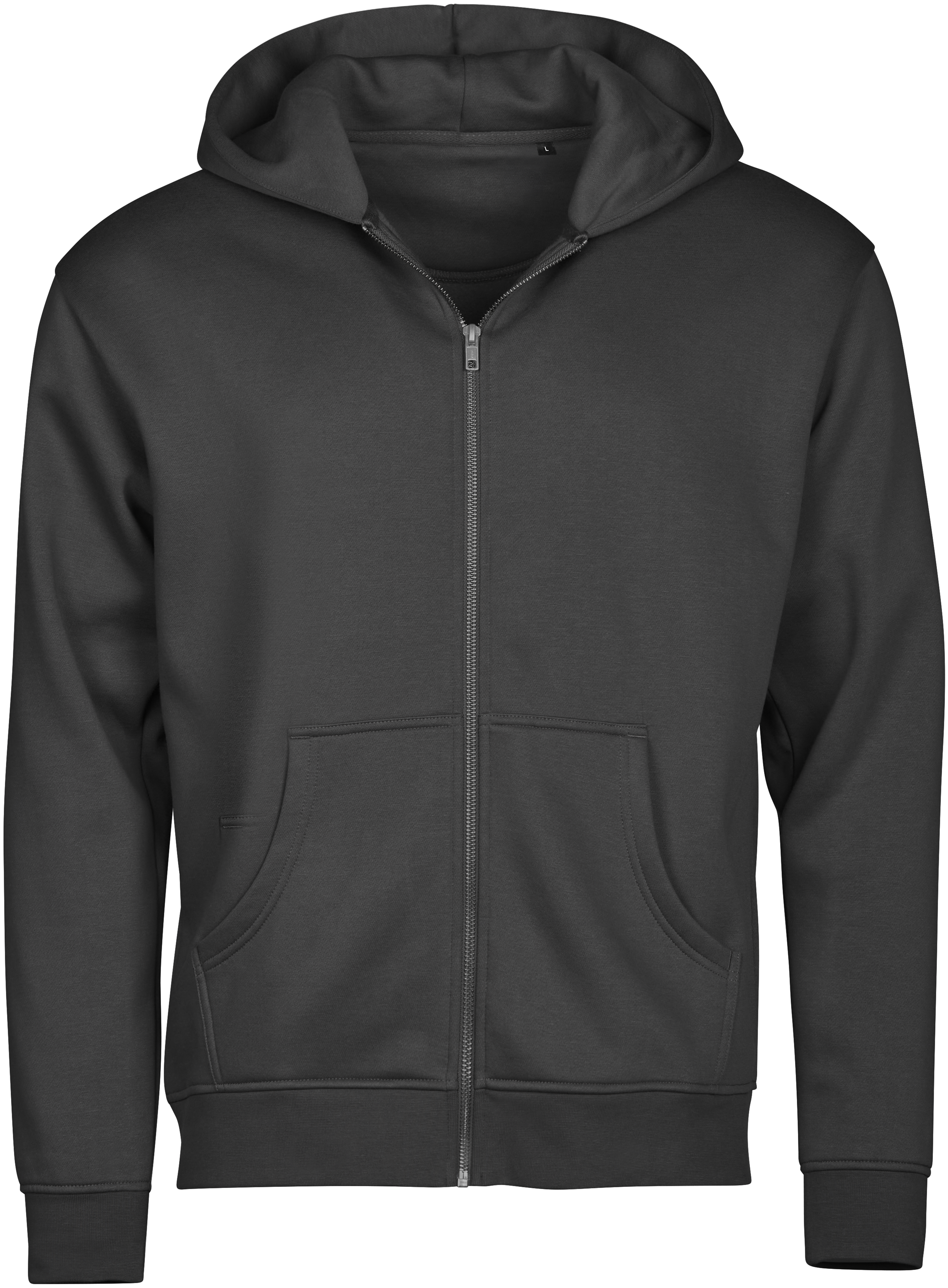 Unlabeled Full Zip Hoodie, huvtröja unisex från Tee Jays