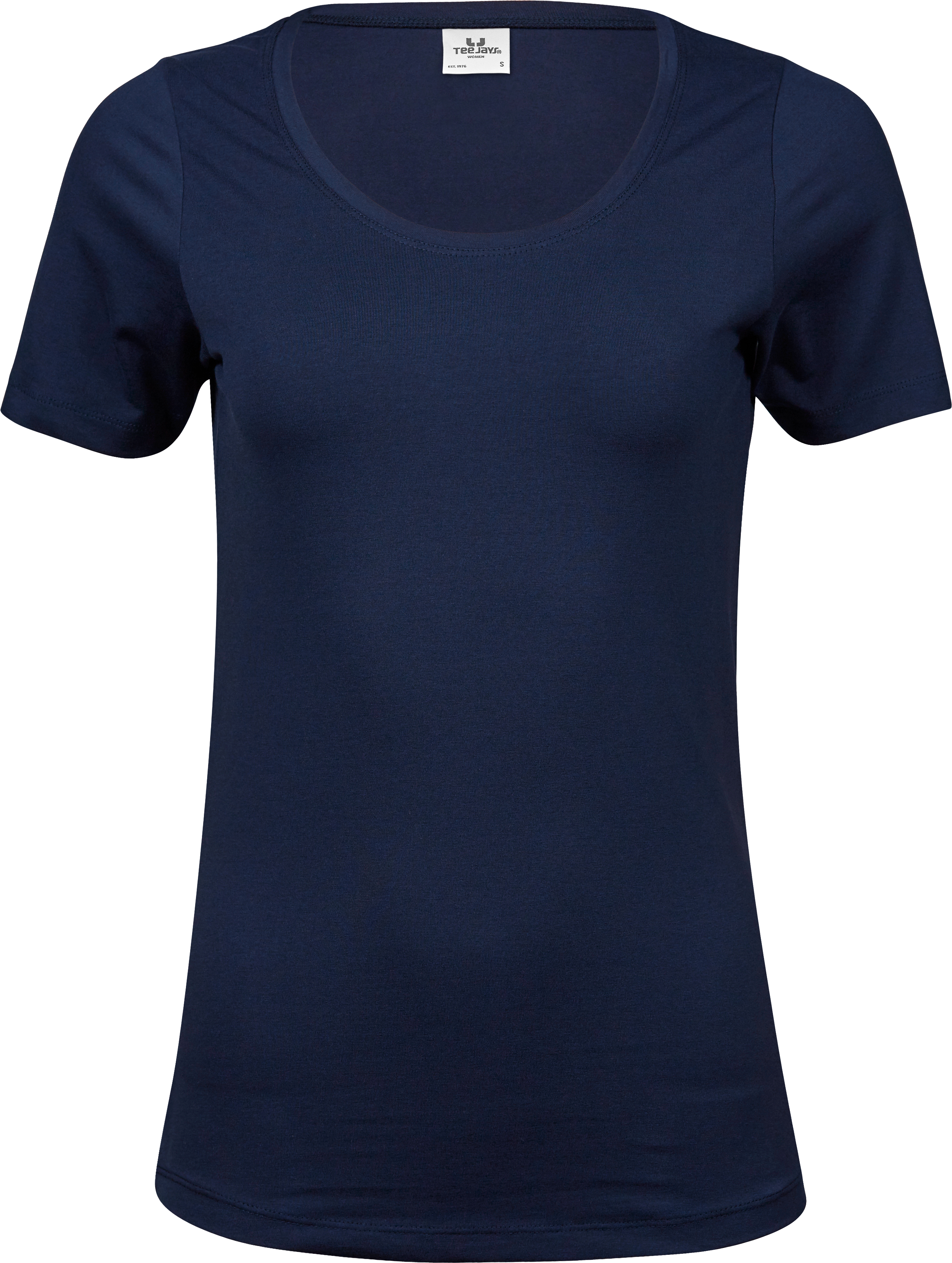 Stretch Tee, t-shirt för damer från Tee Jays i Marinblå